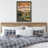 sport Baseball Three Chums Magazine Hoesje Canvas Afdruk (Insitu (Slaapkamer))