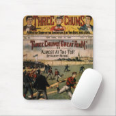  sport Baseball Three Chums Magazine Hoesje Muismat (Met muis)