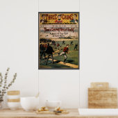 sport Baseball Three Chums Magazine Hoesje Poster (Keuken)