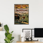  sport Baseball Three Chums Magazine Hoesje Poster (Thuiskantoor)