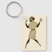 sport Baseball, Victoriaans honkbalspeler Sleutelhanger (Voorkant)