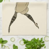 sport Baseball, Victoriaans honkbalspeler Theedoek (Gevouwen)