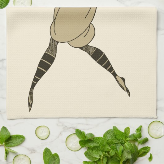  sport Baseball, Victoriaans honkbalspeler Theedoek (Gevouwen)