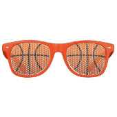 Sport Basketbal Fan Retro Zonnebril (Voorkant)