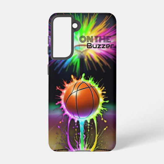 Sport, Basketbal, meme, ontwerp, trend, partij Samsung Galaxy Hoesje (Achterkant)