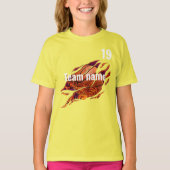 Sport basketbal Team Velddag Cheer Squad School T-shirt (Voorkant)