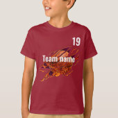 Sport basketbal Team Velddag Cheer Squad School T-shirt (Voorkant)