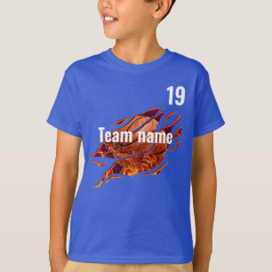 Sport basketbal Team Velddag Cheer Squad School T-shirt