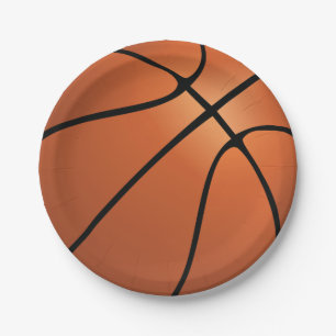 Sport Basketbal Verjaardagsfeestje Papieren Bordje