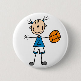 Sport Basketball Button