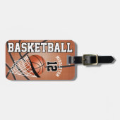 Sport Basketball 🏀 | DIY-tekst Bagagelabel (Voorkant horizontaal)