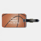 Sport Basketball 🏀 | DIY-tekst Bagagelabel (Achterkant horizontaal)