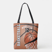 Sport Basketball | DIY-tekst Tote Bag (Achterkant)