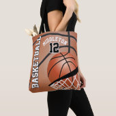 Sport Basketball | DIY-tekst Tote Bag (Dichtbij)