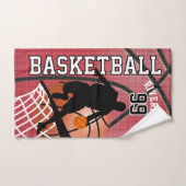 Sport 🏀 Basketball Player - Rood Handdoek (Handdoek)