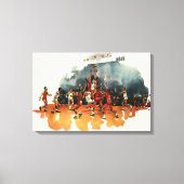 sport Basketball-spel, Basketball-spelers Canvas Afdruk (Voorkant)
