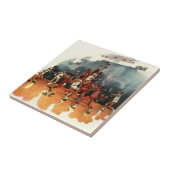  sport Basketball-spel, Basketball-spelers Tegeltje (Zijkant)