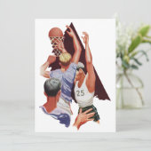  Sport, Basketball-spelers in een game (Staand voorkant)