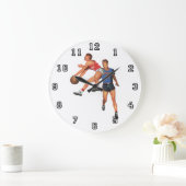 Sport, Basketball-spelers in een game Grote Klok (Huis)