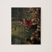  sport Basketball, spelers in een game Legpuzzel (Verticaal)