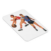  Sport, Basketball-spelers in een game Magneet (Rechterzijde)