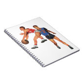  Sport, Basketball-spelers in een game Notitieboek (Rechterzijde)