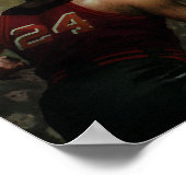  sport Basketball, spelers in een game Poster (Hoek)