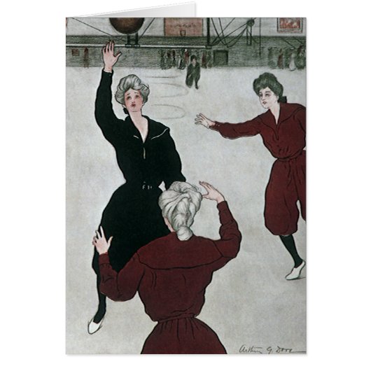  sport, basketbalspelers voor vrouwen in het spel (Voorkant)