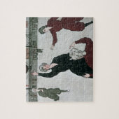  sport, basketbalspelers voor vrouwen in het spel legpuzzel (Verticaal)