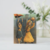  sport, basketbalteam voor vrouwen bij Game Briefkaart (Staand voorkant)