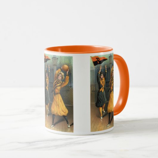  sport, basketbalteam voor vrouwen bij Game Mok (Voorkant rechts)