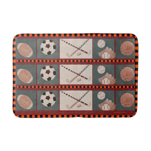 Sport  Bath Mat (Voorkant)