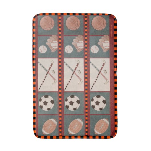 Sport  Bath Mat (Voorkant Verticaal)