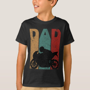 sport Bike Pap Fathers Dag Gift Biker Moto T-shirt