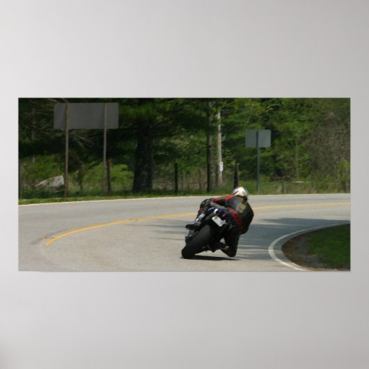 Sport Bike Poster (Voorkant)