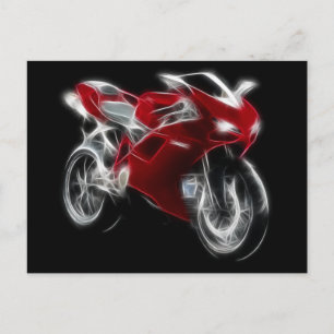 Sport Bike Racing Motorcycle Briefkaart