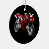 Sport Bike Racing Motorcycle Keramisch Ornament (Rechts)