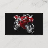 Sport Bike Racing Motorcycle Visitekaartje (Achterkant)