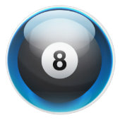 Sport biljart 8 bal lade knoppen (Voorkant)