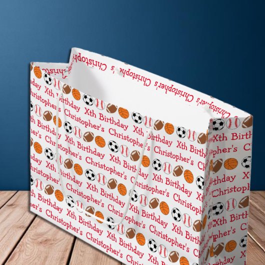 Sport Birthday Groot Cadeauzakje