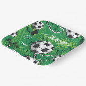 Sport Birthday Party I Socker Balls Papieren Bordje (Gebogen)