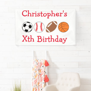 Sport Birthday Spandoek