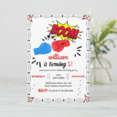 Sport Boksen Verjaardag 11e 6e 7e 8e 9e 10e Kaart (Staand voorkant)