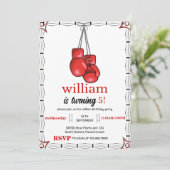 Sport Boksen Verjaardag 5e 6e 7e 8e 9e 10e Kaart (Staand voorkant)