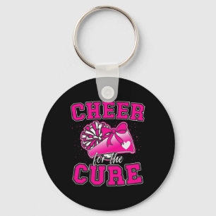 Sport Borstkanker Bewustzijn Cheerleader Cheer Fo Sleutelhanger