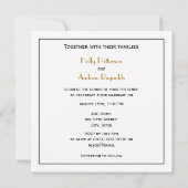 Sport Bowling Bal en Pins Uitnodiging (Achterkant)