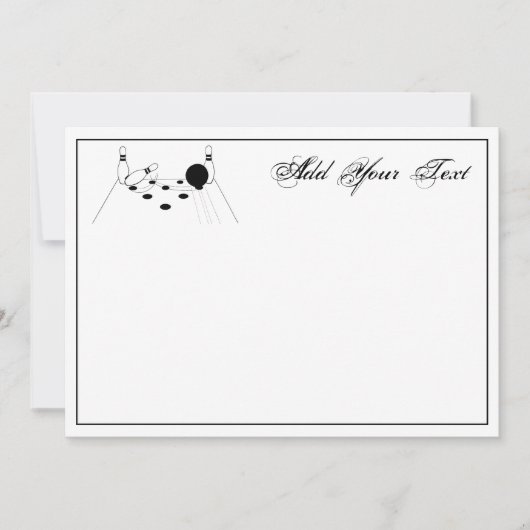 Sport Bowling Ball en Pins (Voorkant)