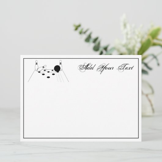 Sport Bowling Ball en Pins (Staand voorkant)