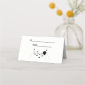 Sport Bowling Ball en Pins Plaatskaartje (Achterkant)