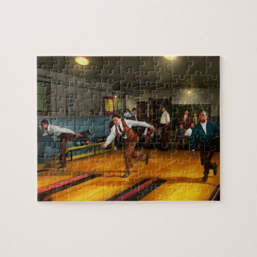 Sport - Bowling - een eigen ranglijst van 1941 Legpuzzel (Horizontaal)